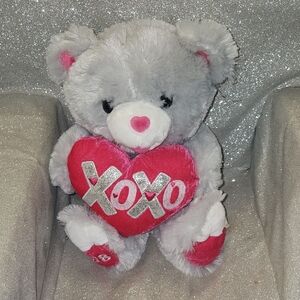 Bear2018 Dan Dee Collector's Choice Sweetheart Teddy Bear Heart Plush 18" Valent